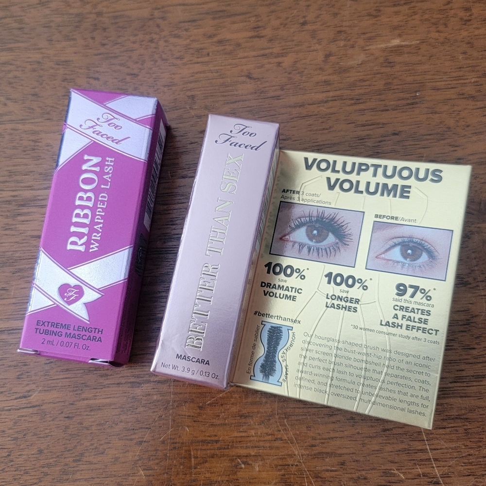 Too Faced travel mascara duo
